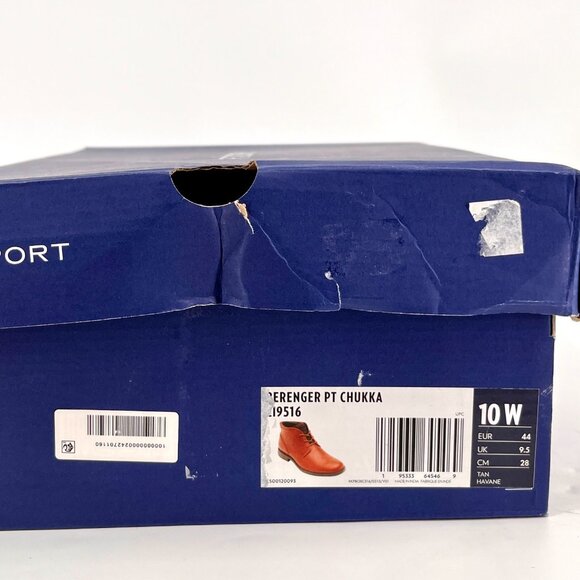 Rockport Men S Berenger Pt Chukka Boots Brown 10 W US New With Damage